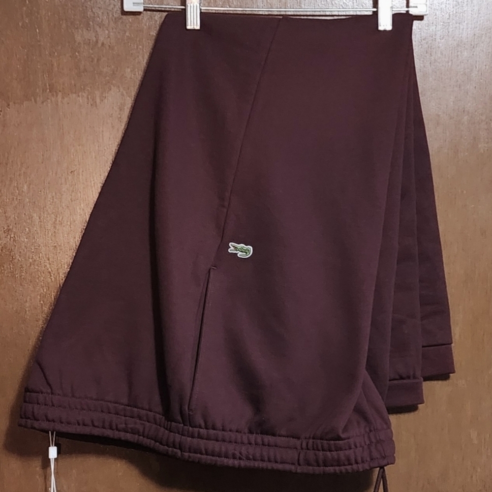 Lacoste Maroon Joggers Sz 7